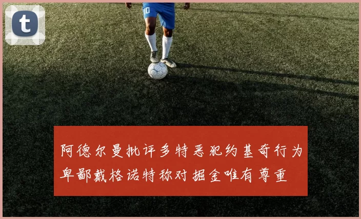 阿德尔曼批评多特恶犯约基奇行为卑鄙戴格诺特称对掘金唯有尊重